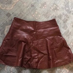 Forever 21 vegan leather skirt